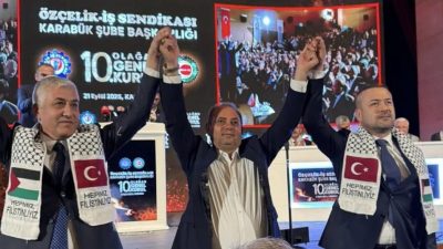 YILMAZ VE YÖNETİMİ GÜVEN TAZELEDİ Özçelik-İş Sendikası Karabük Şubesi 10.