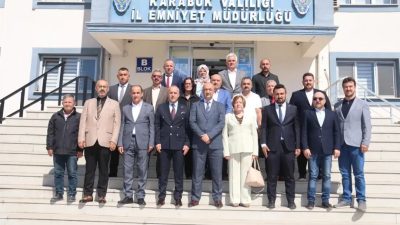 Milliyetçi Hareket Partisi Karabük İl Başkanı Cenk Gedikoğlu, ilçe başkanları,
