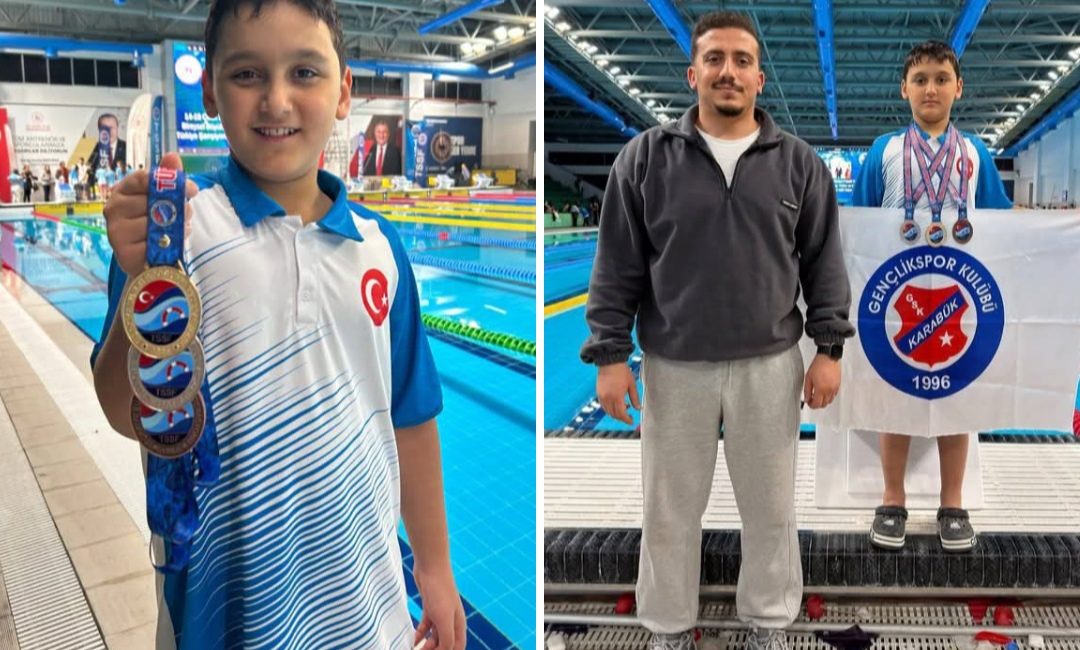 3 KATEGORİDE, 3 MADALYA… Türkiye’nin yüzme sporunda gelecek vaat eden