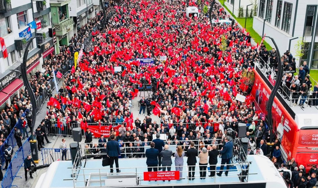 15 BİN KİŞİ KATILIM SAĞLADI… Cumhuriyet Halk Partisi mitingi, Karabük’te