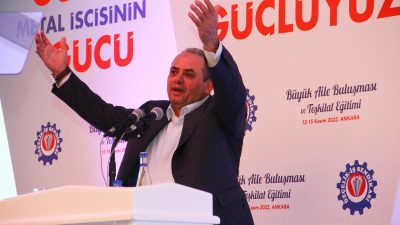 ÖZÇELİK-İŞ’TE GÜÇLÜ LİDERLİK DEVAM EDİYORYUNUS DEĞİRMENCİ YENİDEN ADAY Özçelik-İş Sendikası’nın