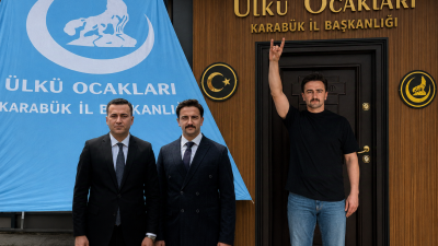 Ülkü Ocakları Karabük İl Başkanı İbrahim Can Kasapoğlu görevi Ömer